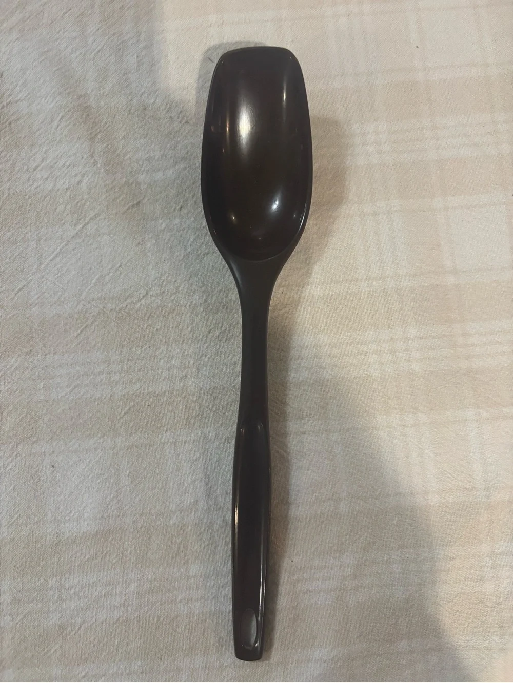 Vintage Foley brown serving spoon